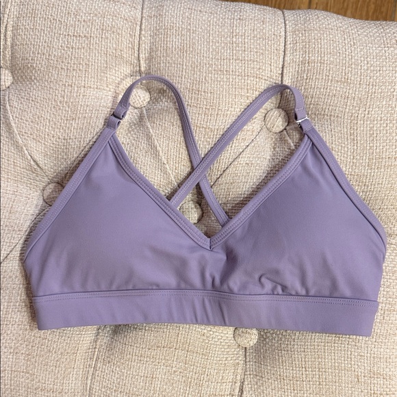 Other - Wireless Cross-Back Bralette in Lavender - Women’s Intimates